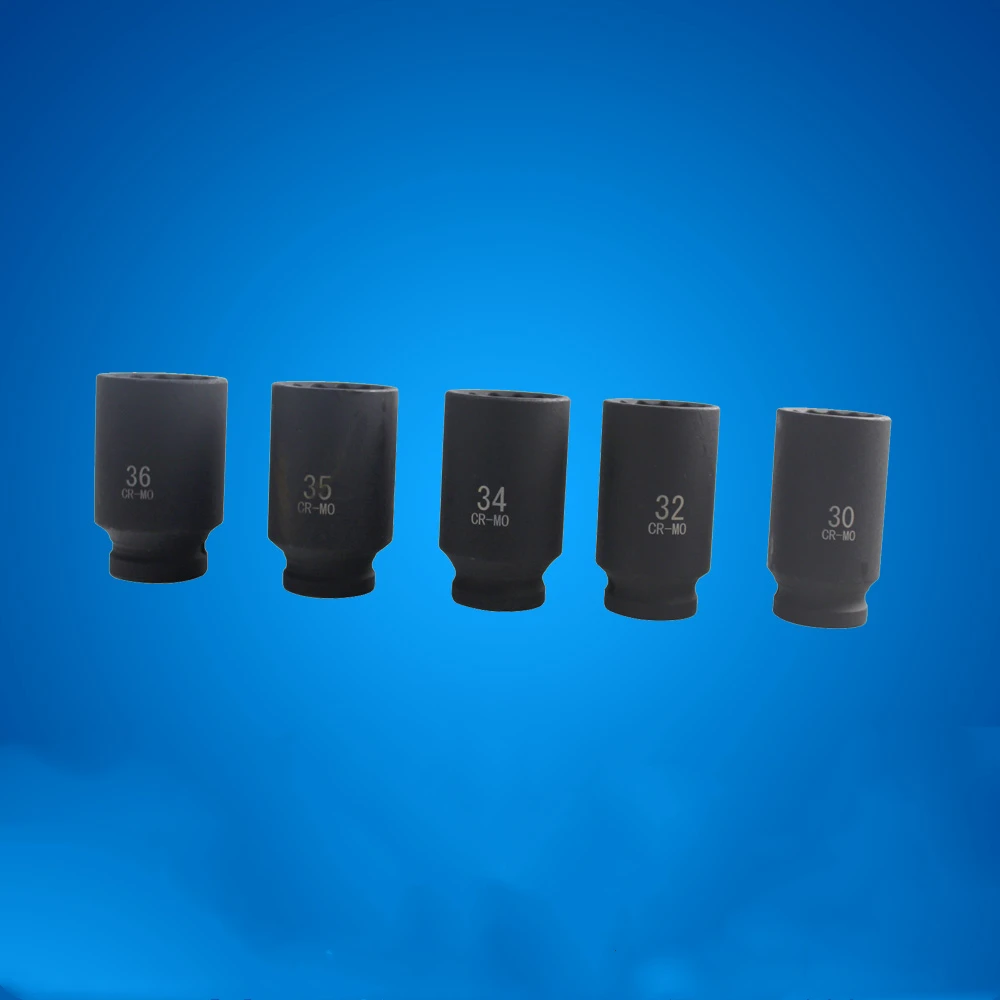 Розетка ударная для оси шпинделя 5 размеров 1/2 дюйма 12 точек|Обслуживание