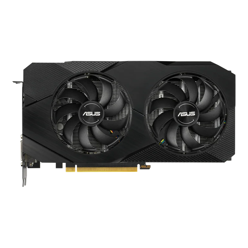 Видеокарта ASUS Dual GeForce RTX 2060 OC Edition EVO 6 ГБ GDDR6 VR Ready HDMI-совместимый DisplayPort DVI