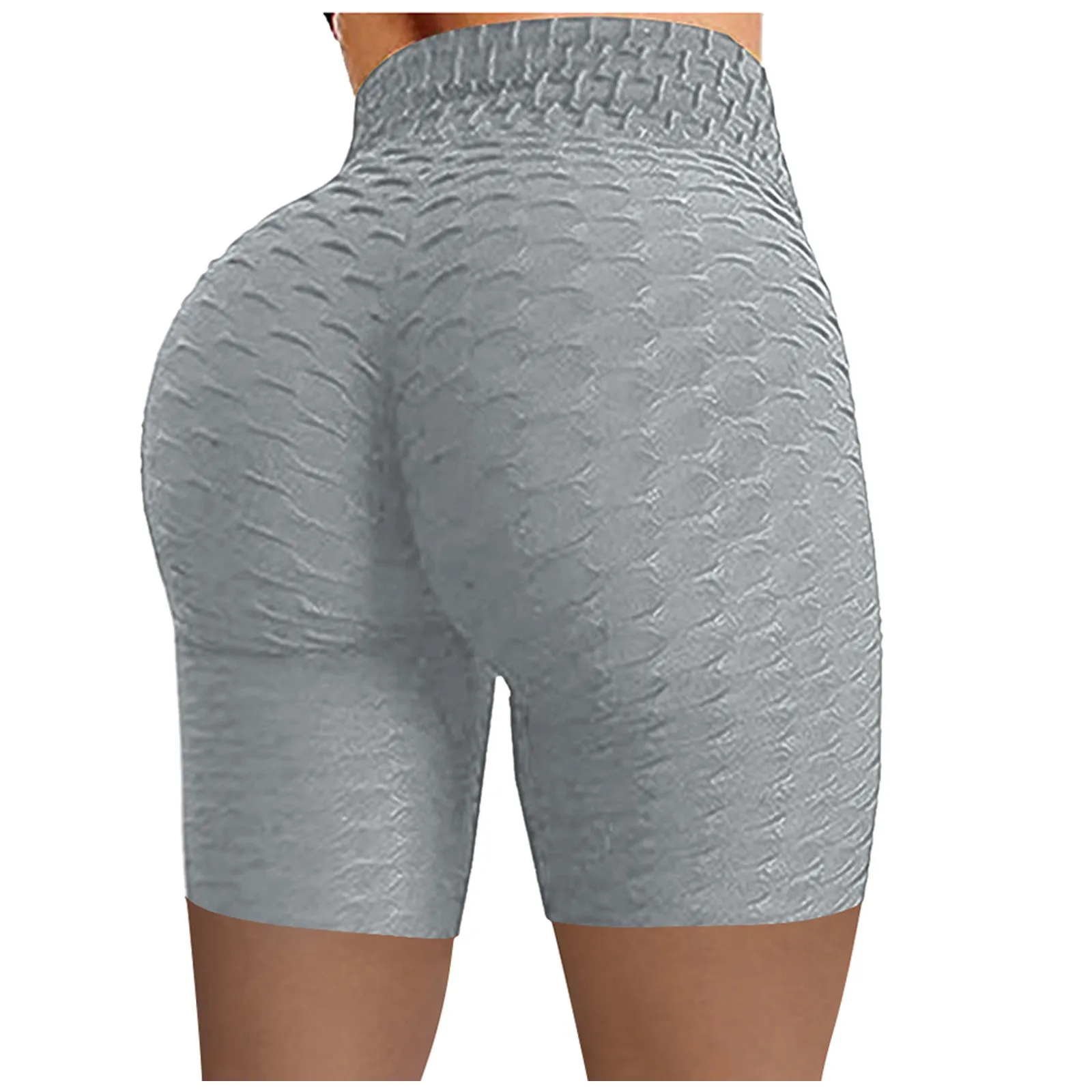 

2021 Women's Leggings Gym Sports Shorts Workout Bike Cycling Sports Solid Fitness Shorts Female High Waist Hip Stretch