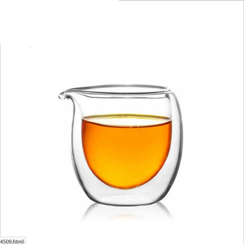 Милая стеклянная ярмарка с двойными стенками 120 мл 200 теплоизолированный кунг фу