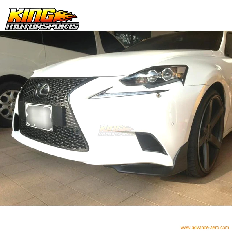 Подходит для 2014 2015 2016 Lexus IS250 IS350 F спортивный TR D стиль передний бампер губ