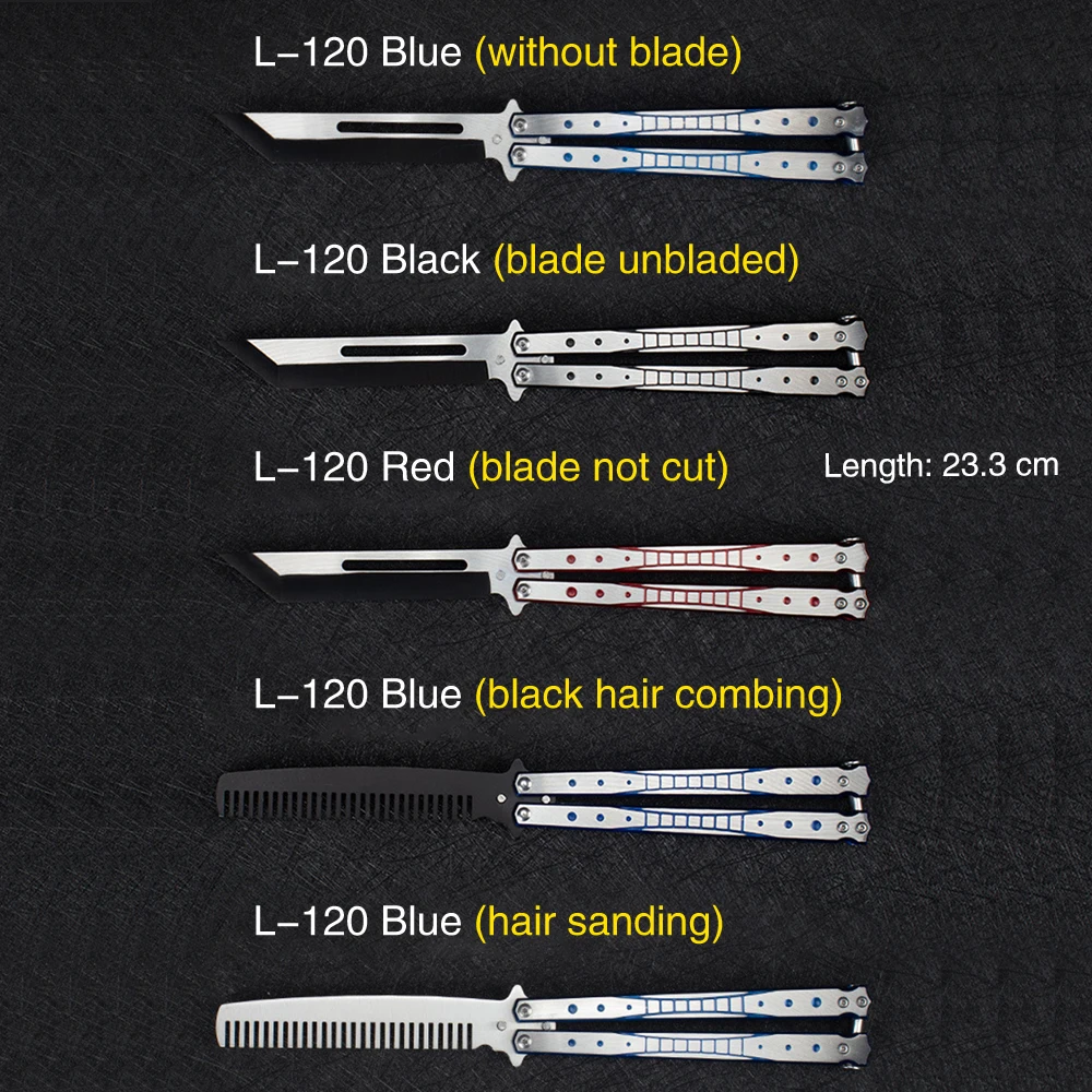 

Butterfly Knife New Product Tool Pliers Comb Foldable Portable Transformable Blunt Not Edged Butterfly Knife Game Training Tool