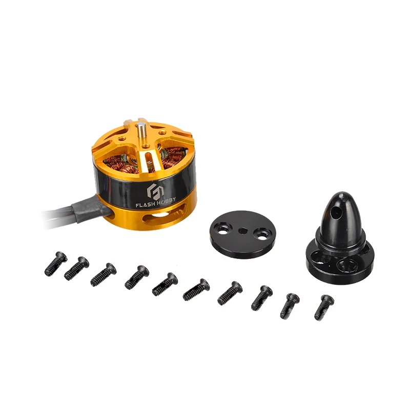 

Многовинтовой бесщеточный двигатель flashhobby Gold edition BE1806 1400/2300/2700KV для мини-мультикоптеров, радиоуправляемых моделей