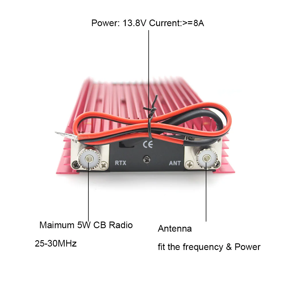 Kup CB Radio Wzmacniacz Mocy Baojie BJ-200 50W HF Wzmacniacz 3-30 Mhz AM / FM / SSB / CW Walkie Talkie CB Wzmacniacz
