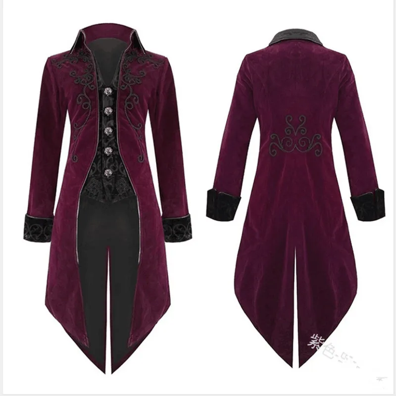 Средневековый костюм приталенная Мужская и женская облегающая куртка с