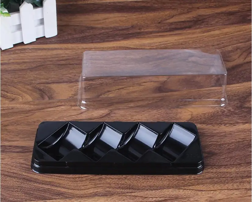 100 шт. упаковка для выпечки коробка торта швейцарский рулон четыре штуки