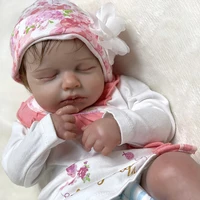 50cm reborn baby doll pink lovely baby reborn dolls soft touch real lifelike toys children baby kids play toy gifts