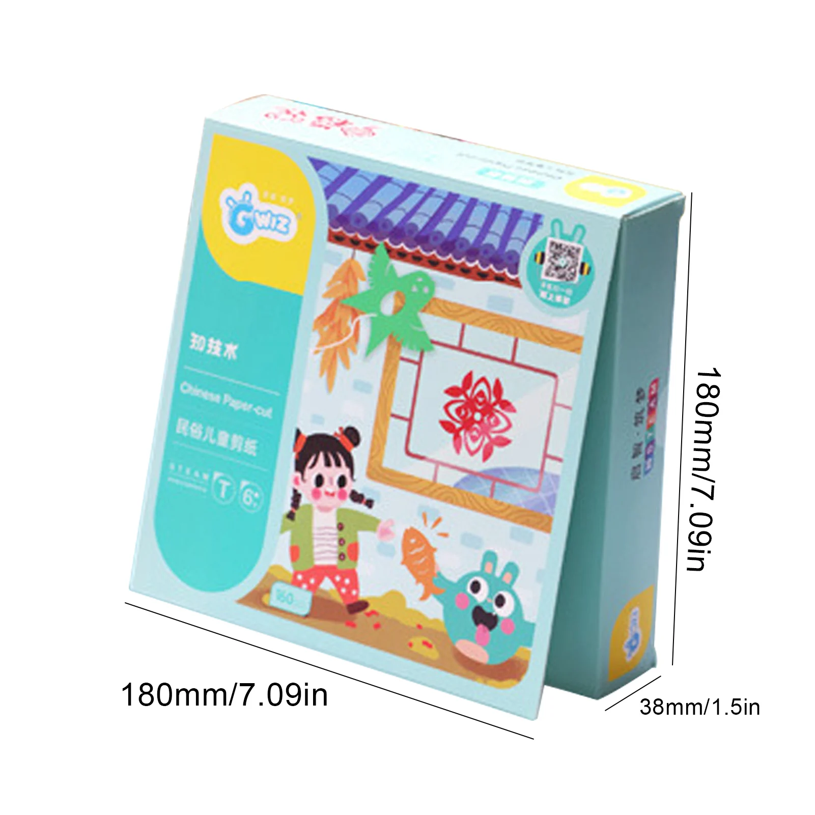 

Kids DIY Fun Paper-Cut Set Paper Cutting Art Scissor Skills Activity Children Scissors Crafts Kits Educational Preschool Toy