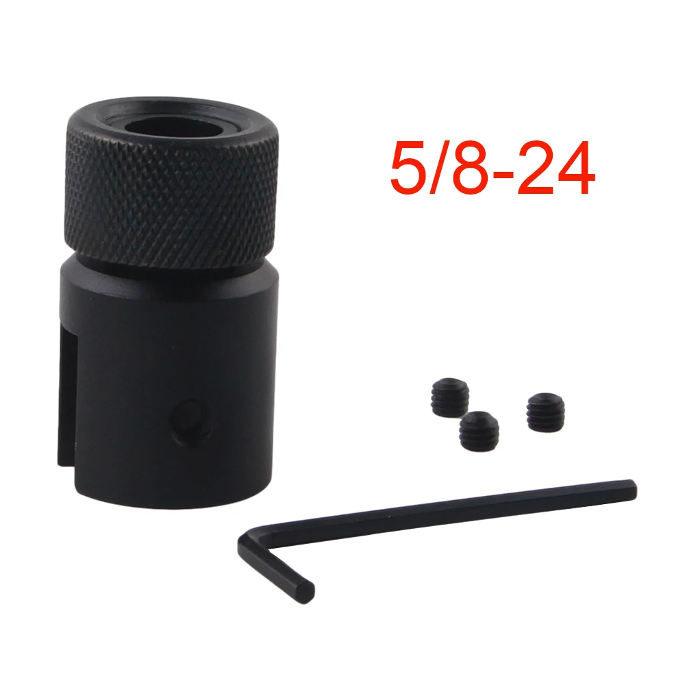

Barrel End Threaded Adapter 1/2x28 5/8x24 for Ruger 10/22 thread adaptor CNC Alloy Steel Muzzle Barrel Adapter with Protector