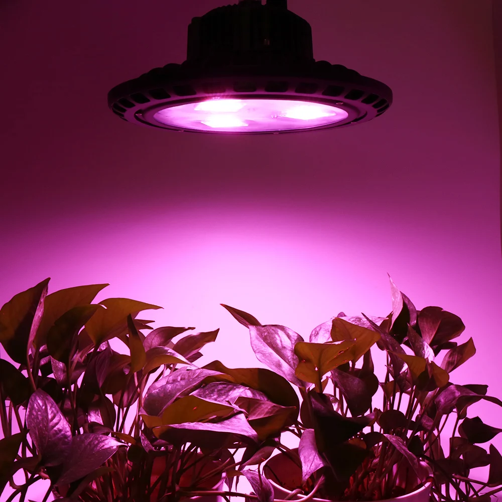 

300W UFO Full Spectrum LED Grow Light COB Chip Fitolamp Indoor Growing Lamp Super Bright for Plants Greenhouse Grow Tent