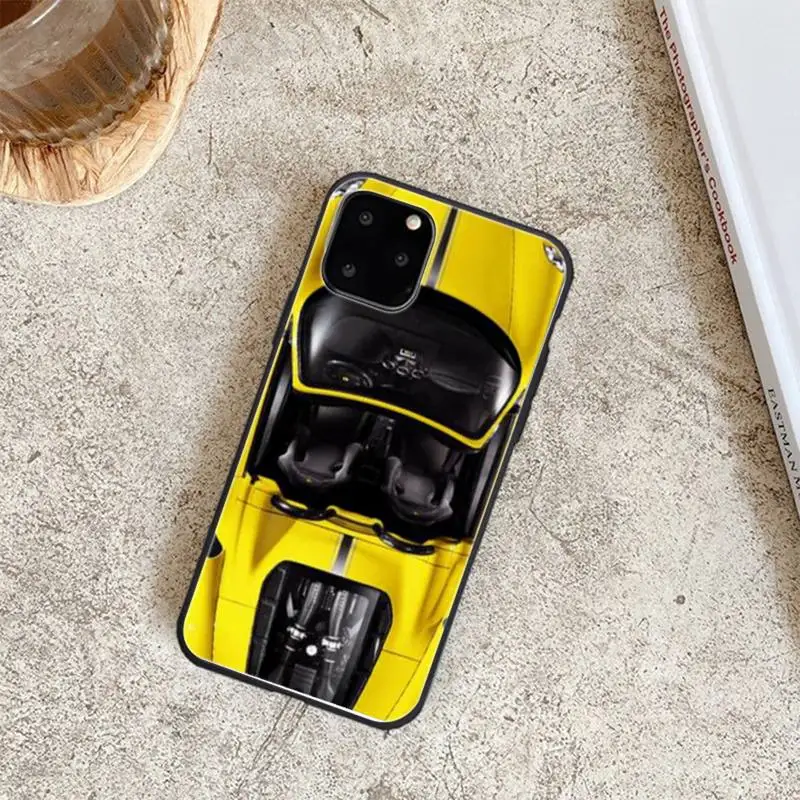 

Luxury Cool Sports Car Black Soft Shell Phone Case For Iphone 6 6s 7 8 Plus XR X XS XSmax 11 12 Pro Mini Max
