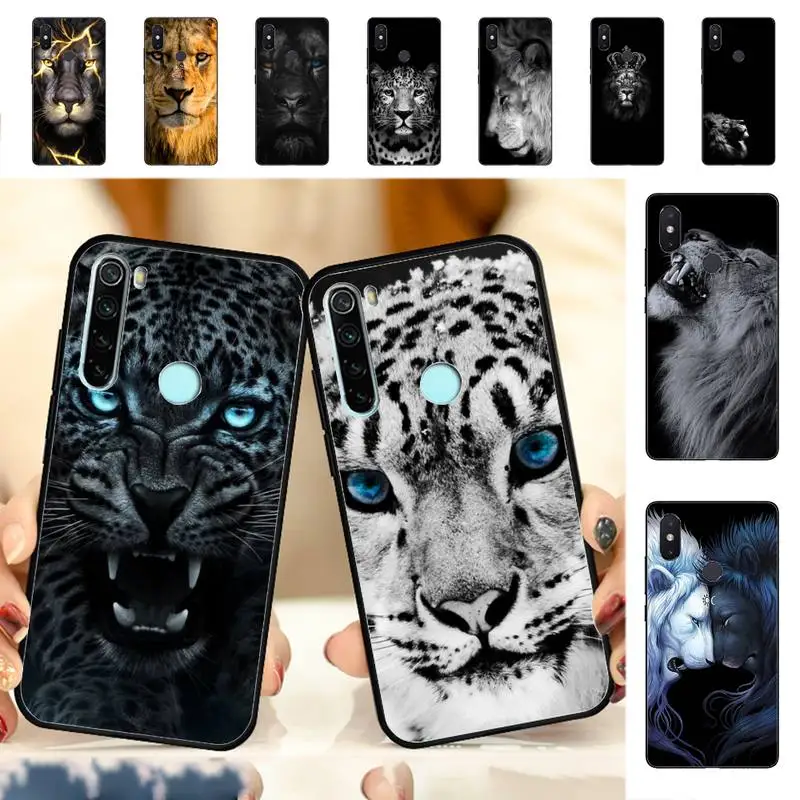 

YNDFCNB lion Phone Case for Redmi Note 4 5 6 8 9 pro Max 4X 5A 9S cover