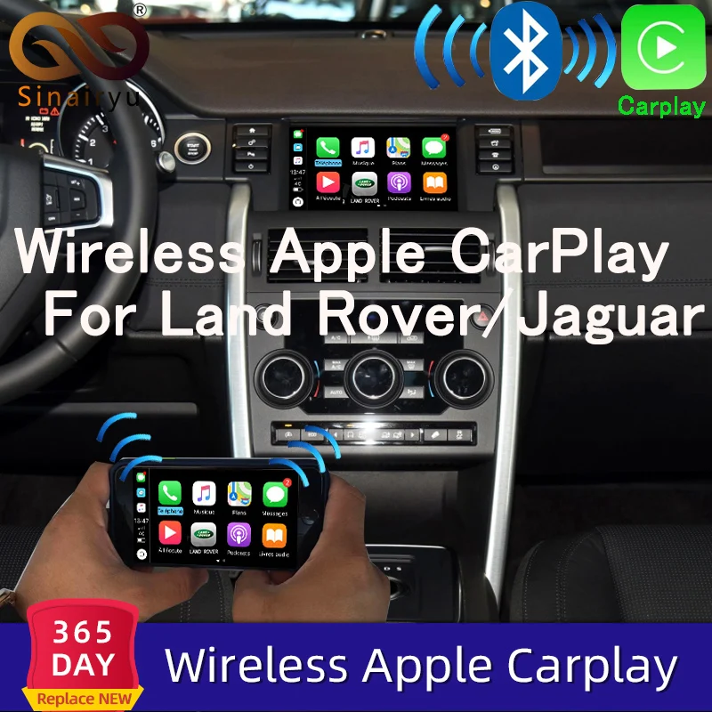 Sinairyu беспроводное автомобильное зеркало Apple Carplay для Land Rover/Jaguar Discovery Sport F-Pace 5 Android