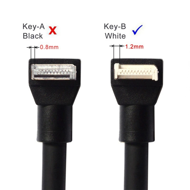 

Motherboard USB3.0 Front to 3.1 Key-B TYPE-E Adapter 20-Pin to 19-Pin Expansion Card