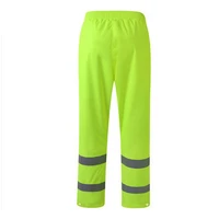 women men reflective strap pants camping hiking washable rain over waterproof trousers fishing high visibility workwear pant