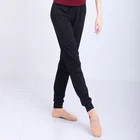 Женские Балетные танцевальные брюки для взрослых черные хлопковые модальные для занятий баллетом танцевальная одежда штаны для гимнастики