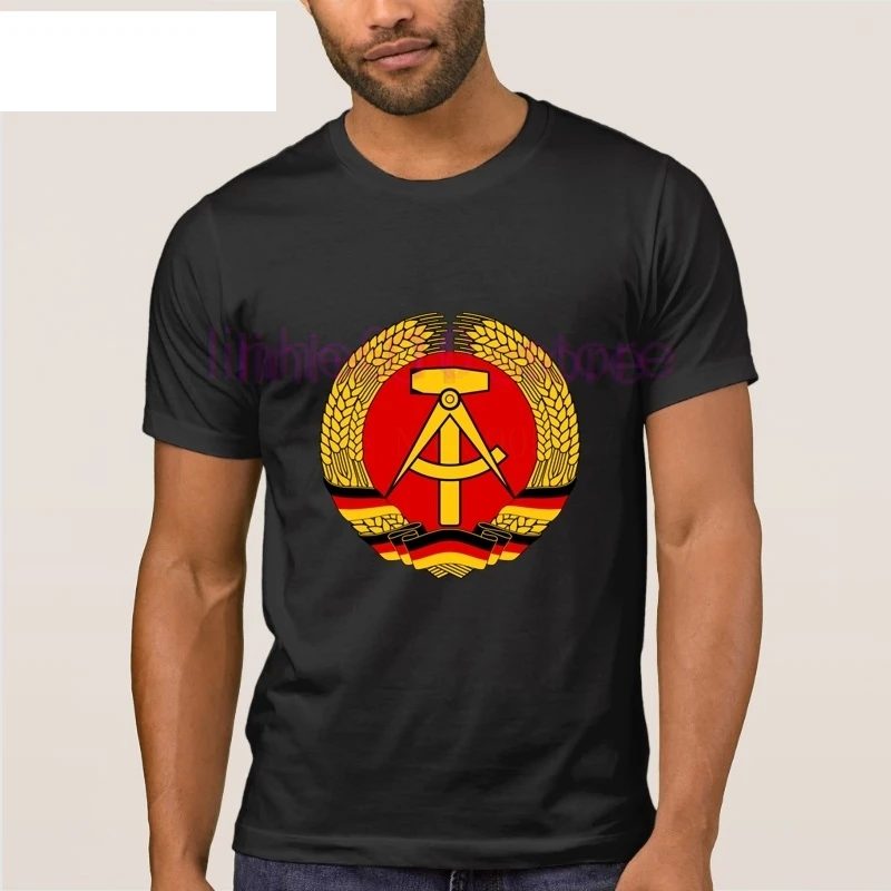 Восточная Германия Ddr футболка на заказ с уникальным дизайном для мужчин весна