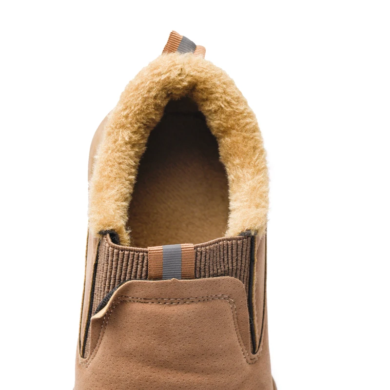 Мужские зимние ботинки повседневные Теплые Зимние ботильоны с Плюшевым Мехом