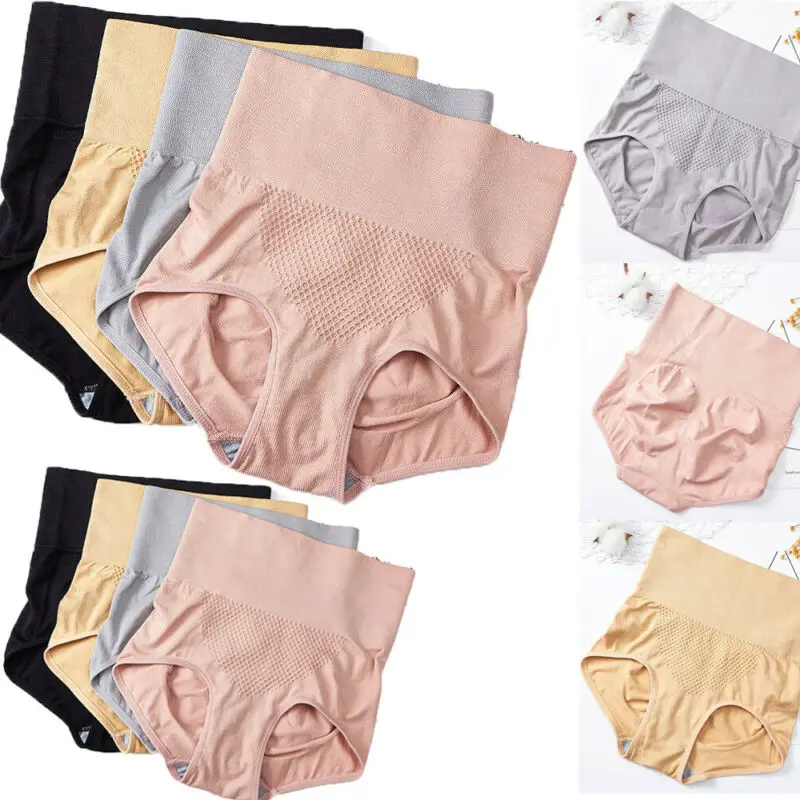 

Women Girls Soft Panties Seamless Lingerie Briefs Hipster Underwear Breathable High Waist Underpants