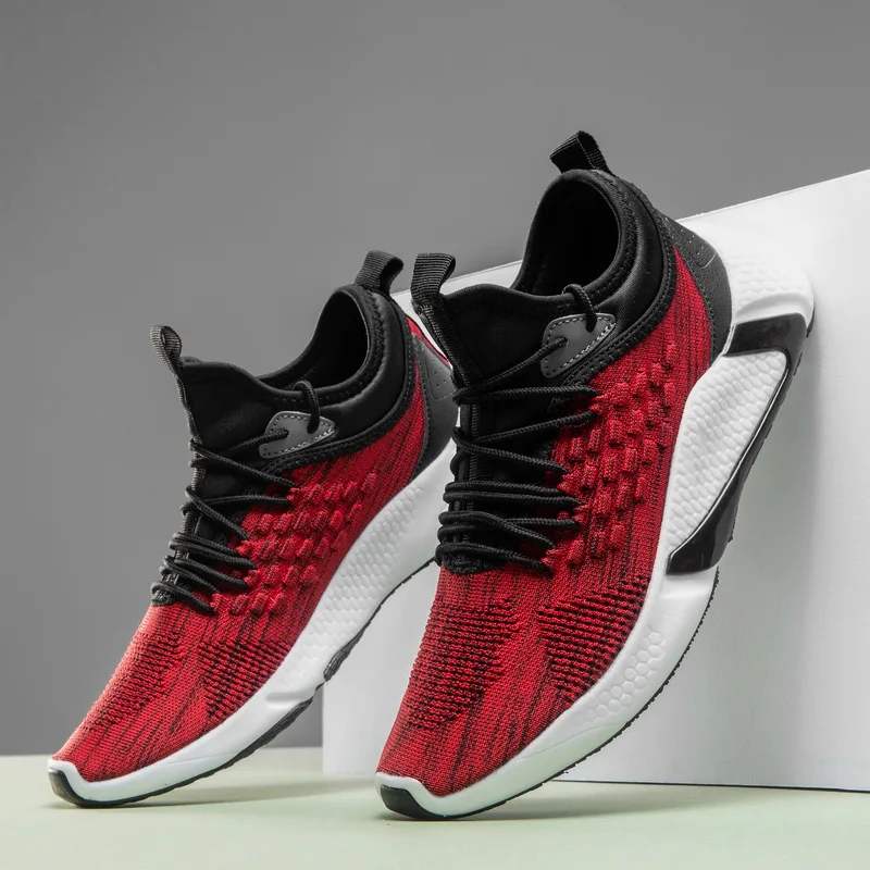 

high quality 2020 Mens Shoes Mesh Breathable Outdoor Sneakers Shoes Light Comfortable Casual Shoes Man Support Dropshipping39-46