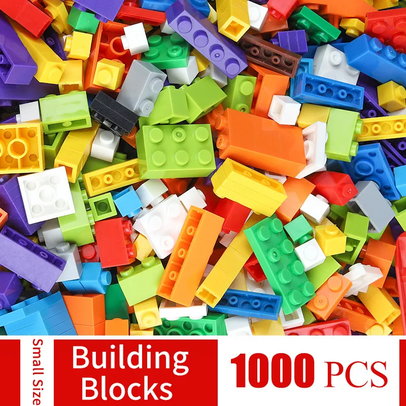 200-1000 шт Строительные блоки DIY мелких частиц головоломки сборки творческие