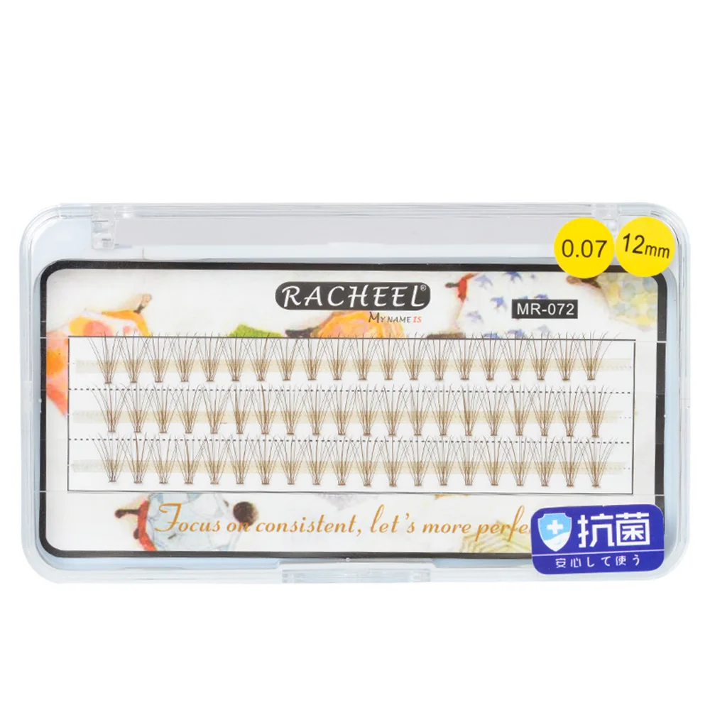 Self Grafted Eyelashes Caramel Bloom 10 Ermine Open Crimson Color False Super Soft Natural | Красота и здоровье