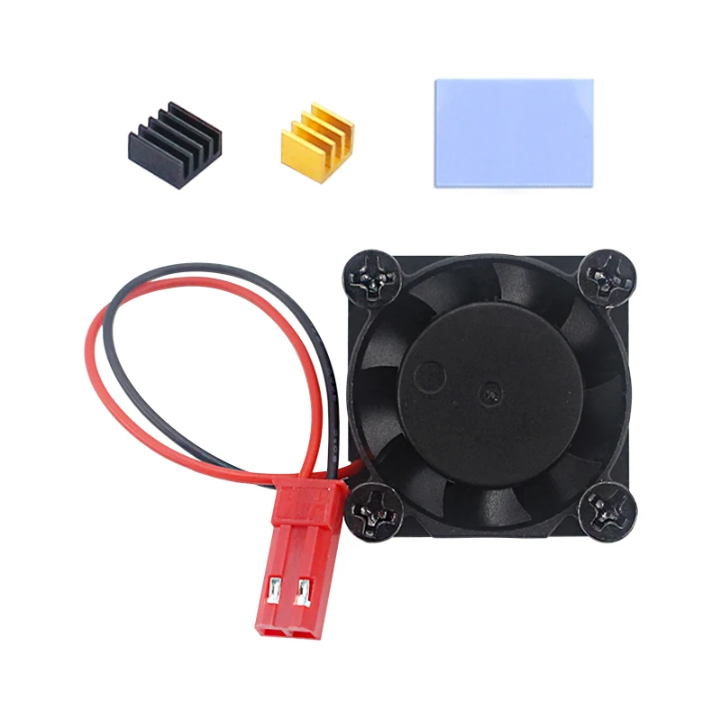 Кулер для процессора Raspberry Pi 4 Model B комплект из вентиляторов и алюминиевого