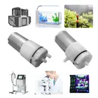 Электрический микро диафрагменный вакуумный воздушный насос 12 В постоянного тока 370 с низким уровнем шума, замена бустера для питьевого оборудования, косметическое устройство Август.