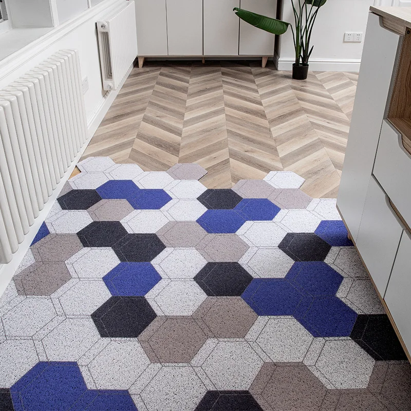 Коврики в геометрическом стиле коврик для прихожей и ванной Противоскользящий