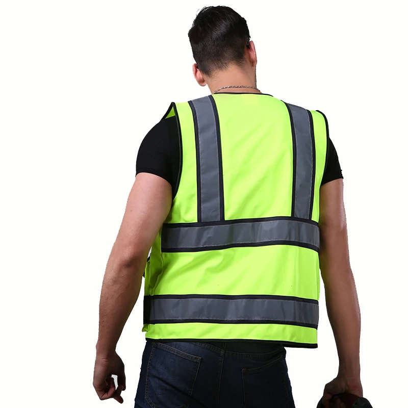 

Hivizi Brand Night Riding Safety Reflective Vest Cycling Vest Safety Warning Fluorescence Night Clothes Bicycle Vest