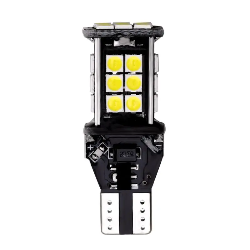 

2 шт. T15 W16W супер яркий 1200Lm 3030 24SMD Авто Обратный светильник сигнальный светильник