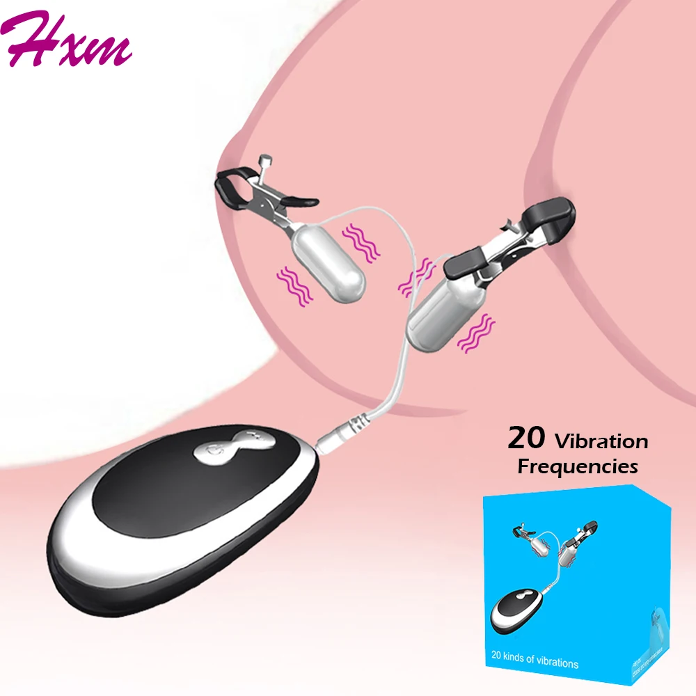 20 Частотный вибратор для сосков, Женский клиторальный массажер для груди, Стимуляция клитора