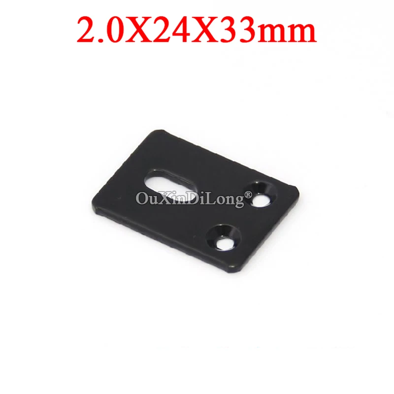 Новые 100 шт Металлические Прямые плоские угловые скобки сборка мебели рама с