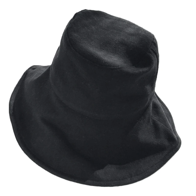 

Wide Edge Women Fashion Sweet Janpanese Summer Cotton Sun Hat for Beach K3NF