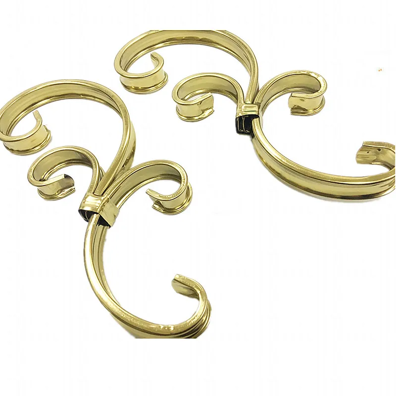 1 шт. Декоративный Металлический Подлокотник из нержавеющей стали | Обустройство