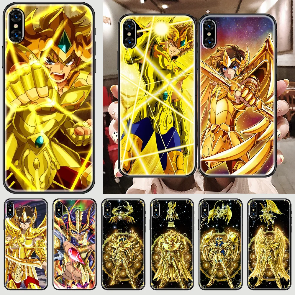 Чехол для телефона с рисунком аниме Saint Seiya чехол iphone 5 5s se 2 6 6s 7 8 12 mini plus X XS XR 11 PRO MAX