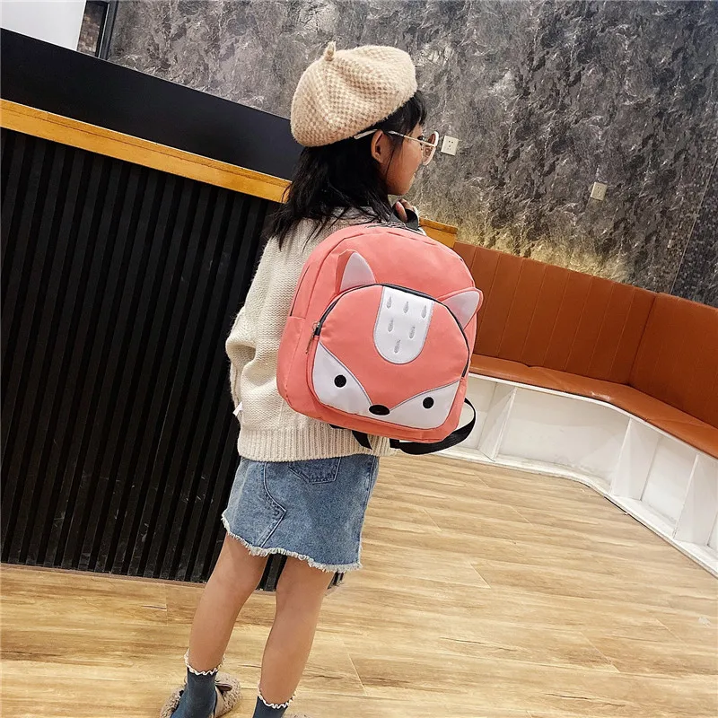 Children's Bags Boys Girls Kindergarten Nylon panda rabbit Backpack Cartoon Printed Children Backpack Cute Animal Small Bookbag