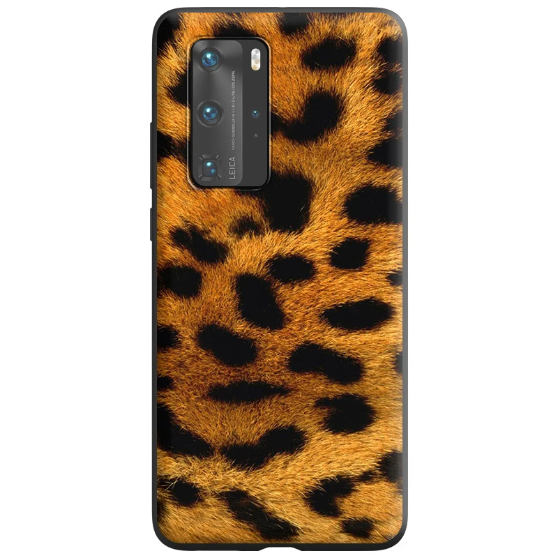 Чехол с тигровым леопардовым принтом Пантеры для Huawei P10 Lite P20 P30 P Smart 2021 Z P40 Pro |