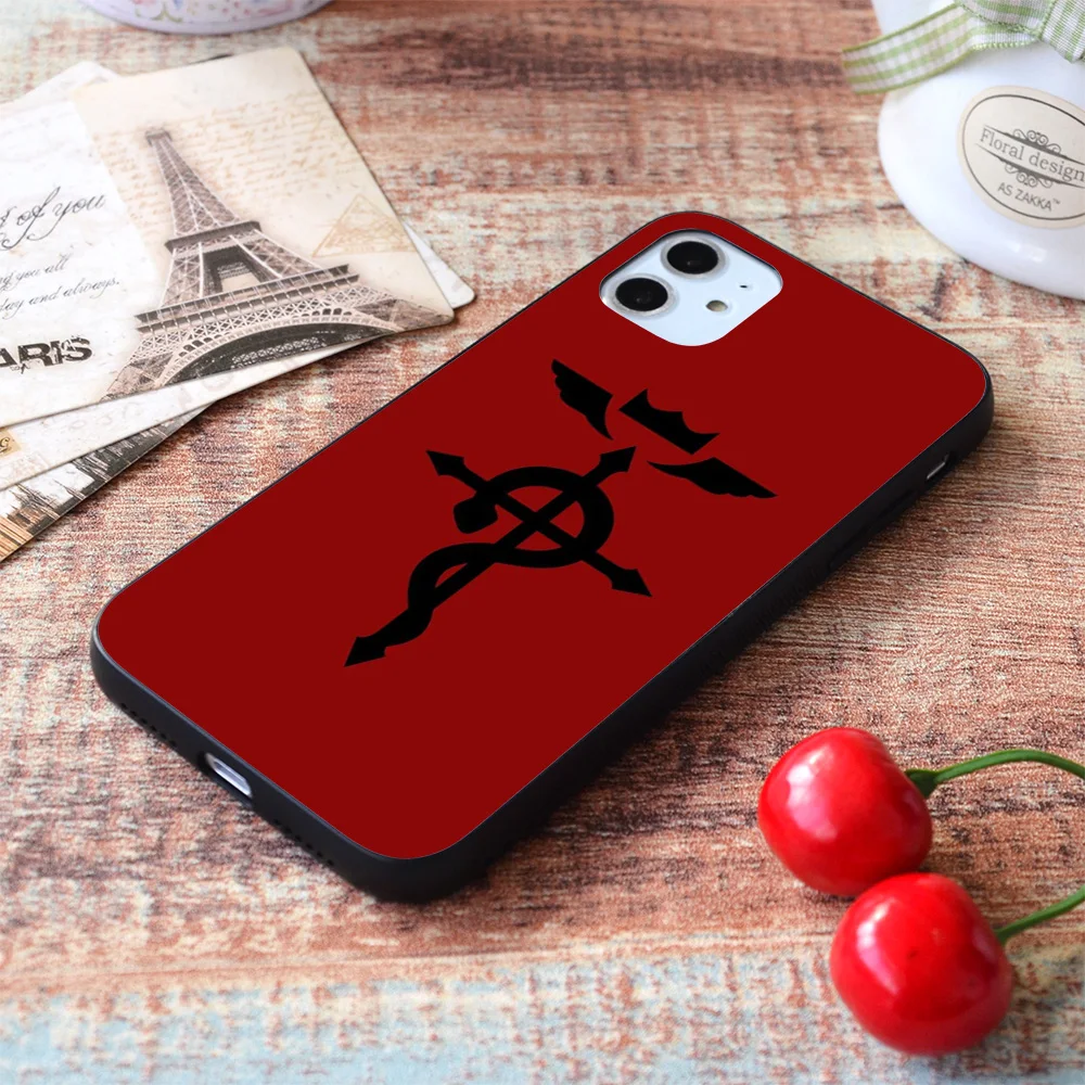 

For iPhone FMA Symbols Soft TPU Border Apple iPhone Case