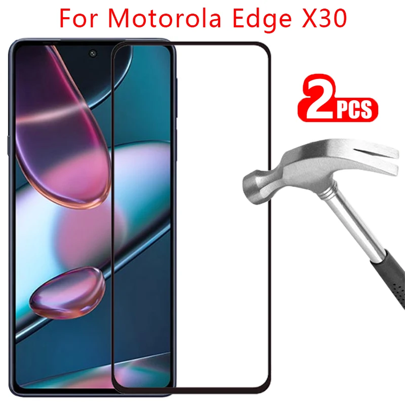 

protective tempered glass for motorola edge x30 screen protector on moto edgex30 x 30 30x safety film 6.7
