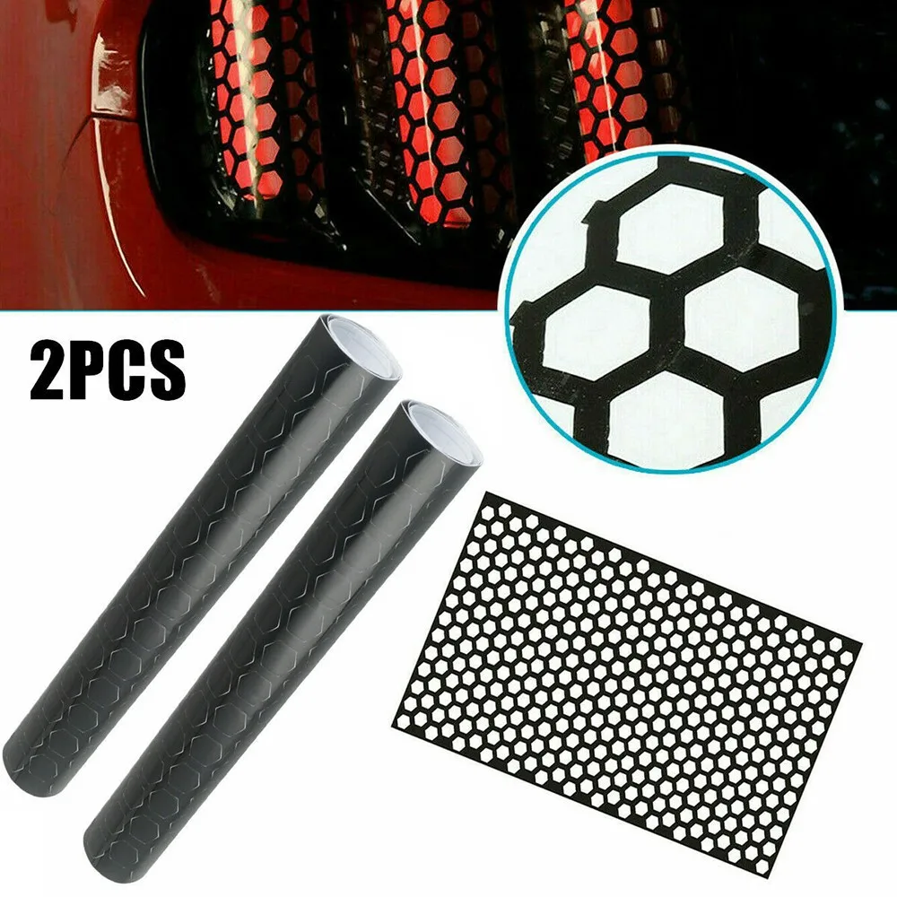 

48x30cm Tail-light Decal Black DIY Rear Tail Light Sticker Practical Kit