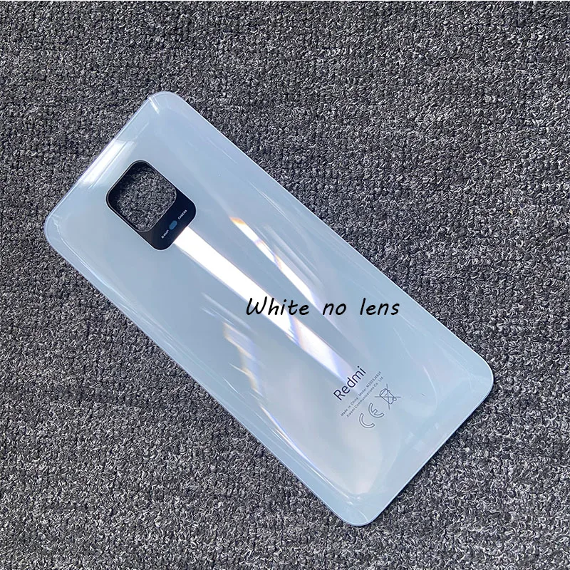 For Xiaomi Redmi Note 9S Battery Cover Back Rear Housing Glass Door Panel Case With Camera Lens Replacement | Мобильные телефоны и