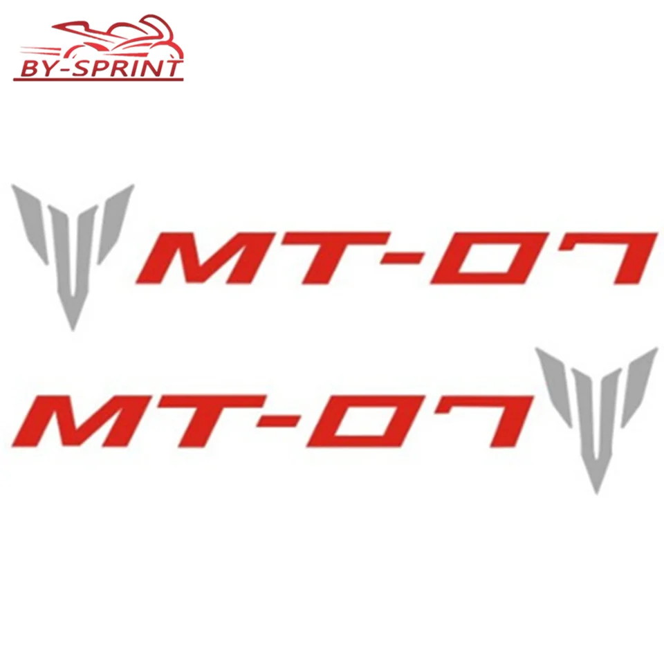 2 X украшения для мотоцикла универсальные наклейки эмблемы YAMAHA MT 07 MT07 mt 07|Наклейки