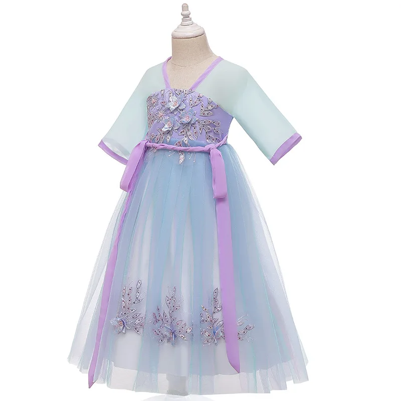 Платье принцессы хуамулан полный комплект наряд для вечерние ринки детская