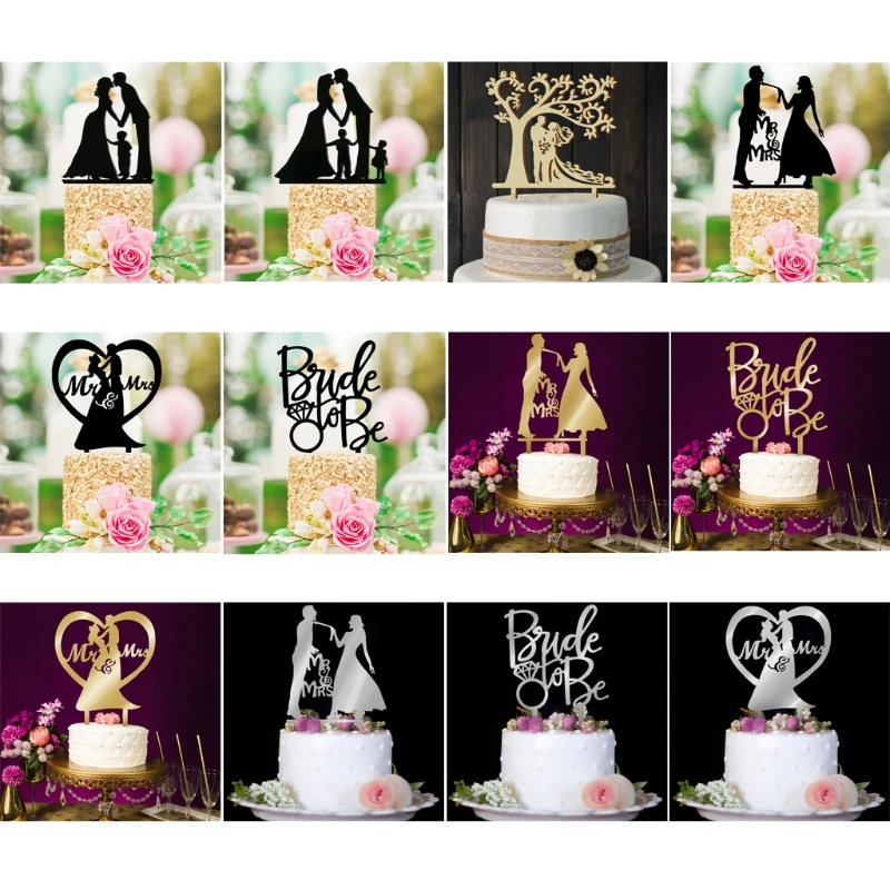 

Bride To Be Cake Topper Cupcakes Wedding Engagement Party Bridal Shower Decor