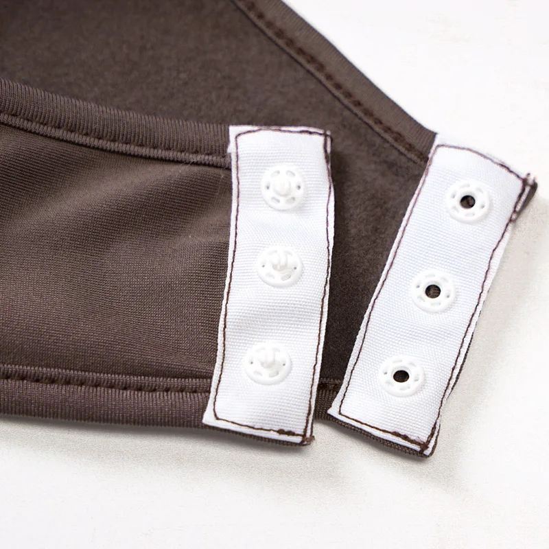 

2021 Front New Jumpsuit Long Sleeve Square Collar Sheath Open Crotch Jumpsuit Fashion Solid Color Women's Jumpsuit