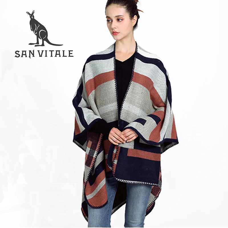 

Scarves Women Scarf Winter Warm Christmas Clothes Poncho Fall Fashion Scarfs Gift High Quality Designer Casual Shawls Stole