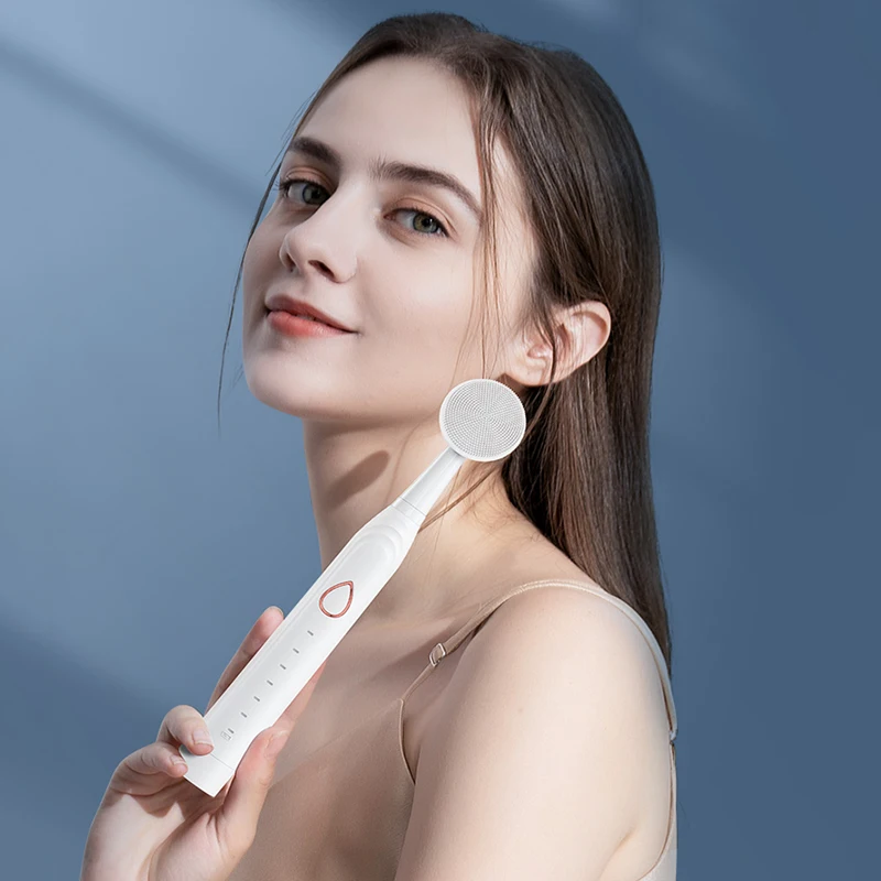 

CALLYSONIC Sonic Electric Toothbrush 6 Mode USB Charger Rechargeable Tooth Brushes Cleansing Brush Electric Massage Stick