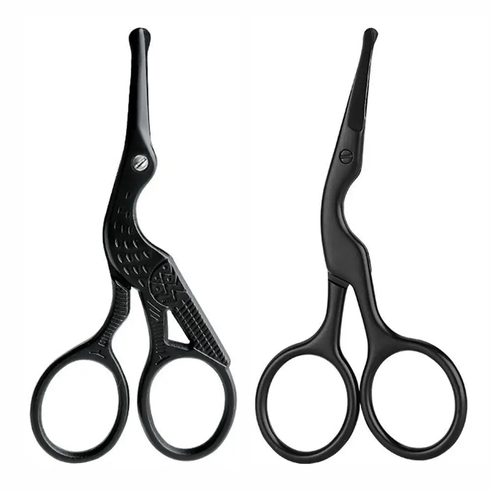 

Safe Nose Hair Remover Scissor Trimmer Steel Mini Portable Eyebrow Beard Scissors Rounded Curved Safety Scissors