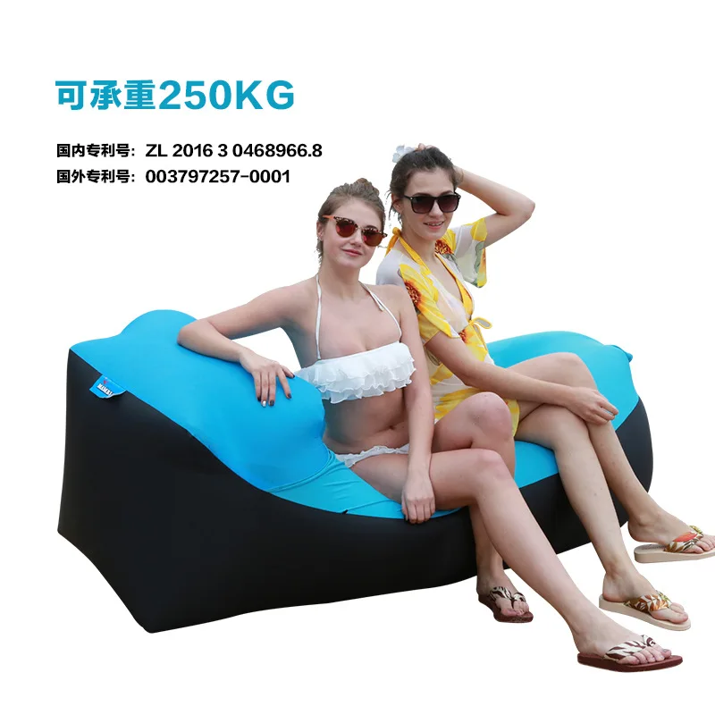 Надувной диван типа подушки для использования внутри помещений и на открытом воздухе во время кемпинга, в парке, на пляже. Портативный матрас на воздушной подушке для ленивой кровати.